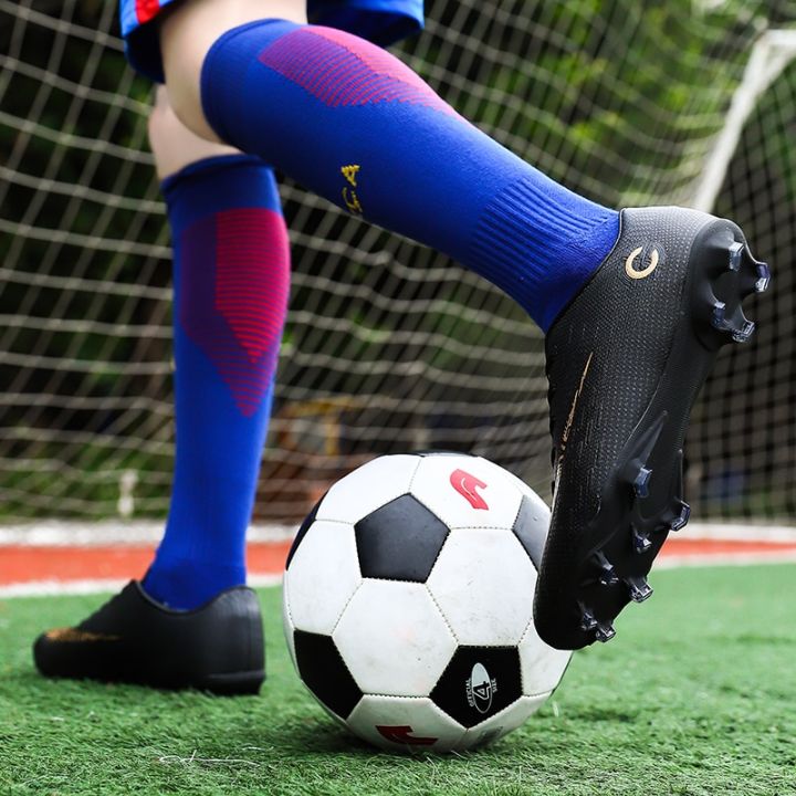 New%20Men's%20Outdoor%20Soccer%20Shoes%20Football%20Boots%20High%20Ankle%20Kids%20Cleats%20Crampon%20Training%20Football%20Sneakers%20Size%2035-45%20Dropshipping%20-%20Image%206