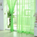 100x200cm Tulle Curtains Rod Pocket Curtains for Kitchen Living Room Solid Sheer Curtains Tulle on The Windows Drapes Curtains. 