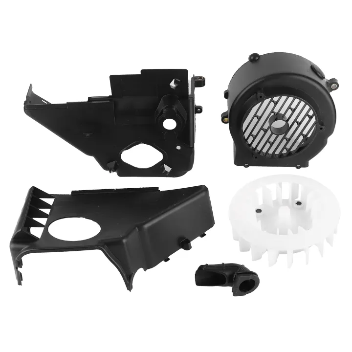 Engine Fan Cover Air Shroud Cooling Assembly Fit for GY6 125/150cc ATV ...