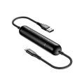 Energy 2-in-1 Lightning Cable Powerbank - 2500mAh - Black. 