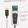 USB 2.0 to RS485 RS422 Serial Converter Adapter Cable. 