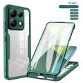 For Xiaomi Poco F6 Pro 5G Poco F 6 F6Pro Poco F6 Poco F6pro Transparent Protector Case With Mobile Phone Film Cover Double Protect Shield Full Cover Casing HP. 