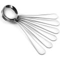 Stainless Steel Soup Spoon - 7 Inch, A Set of 6 Pieces. 