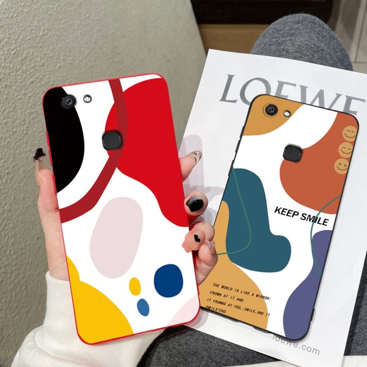 For Vivo V7 Plus Phone Case 1716 1718 1850 Back Cover Fashion