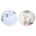2 Pcs 30cm Lamp Shade Paper Lantern Oriental Style Light Decoration Plum Blossom.
