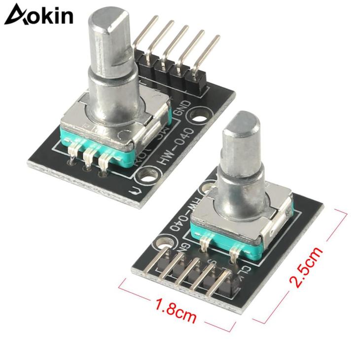 【Alizeker Mall】For Arduino Degrees Rotary Encoder Module Sensor Switch Development Board KY-040 With Pins