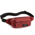 Multifunctional waist bag men's nylon cloth sports running mobile phone belt bag women's work site wear-resistant shoulder bag. 