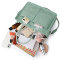 Women Fashion Shoulder Bag Large Capacity Canvas Tote Bags Adjustable Strap Crossbody Bag Multi Pocket Square Work Commuting Bag.