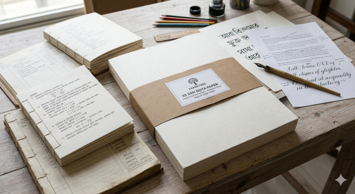 Papertree%2055%20GSM%20Dista%20Paper%2011.5x18%20inch%20(20%20Sheet)%20,%2001%20Dista%20-%20Image%203