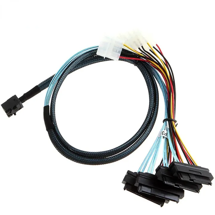 Sff-8643%20To%20Sff-8482%20Cable%20Internal%20Hd%20Mini%20Sas%20Sff8643%20Host%20To%204x%2029pin%20Sff8482%20Target%20Adapter%20Cord%20With%20Ide%204pin%20Power%200.5m%201m%20-%20Image%203