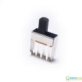 Slide Switch 2 Positions 6 Pin PCB Mount Long Knob-5pcs. 