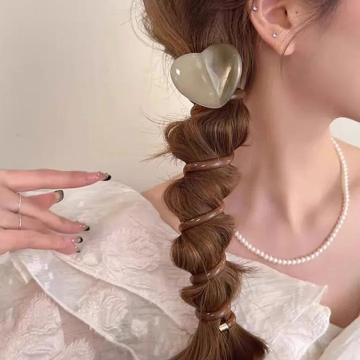 1/4Pcs%20Fashion%20Ponytail%20Elastic%20Hair%20Band%20Simple%20Telephone%20Wire%20Hair%20Accessories%20SUPER%20BABY%20-%20Image%205