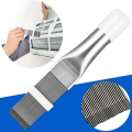 Air Conditioning Fin Cleaning Comb Stainless Steel Fin Straightener Brush Air Conditioner Cleaning Tool Cleaning Supplies 1Pcs.