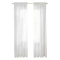 Window White Sheer Curtains 108 Inches Long 2 Panels Sheer White Curtains Clear Curtains Basic Rod Pocket Panel.