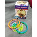 Wooden Ring Toss Game Set Cone Bean Bags Puzzle Kid Birthday Party Family Game. 