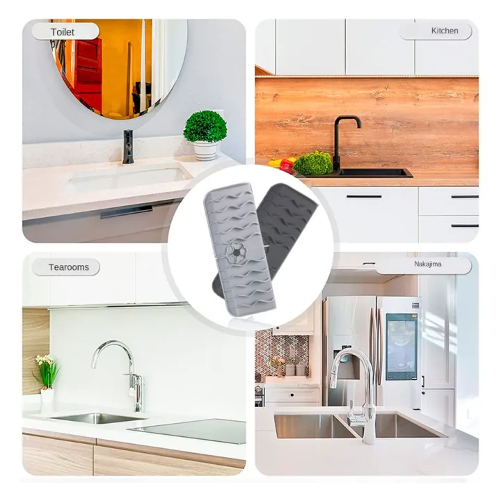 1%20Piece%20Water%20Kitchen%20Faucet%20Water%20Catcher%20Mat%20Large%20Sink%20Splash%20Pad%20Countertop%20Protector%20Grey%20-%20Image%202