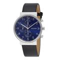 Skagen - Skw6417 - Black Leather Chronograph Watch For Men.