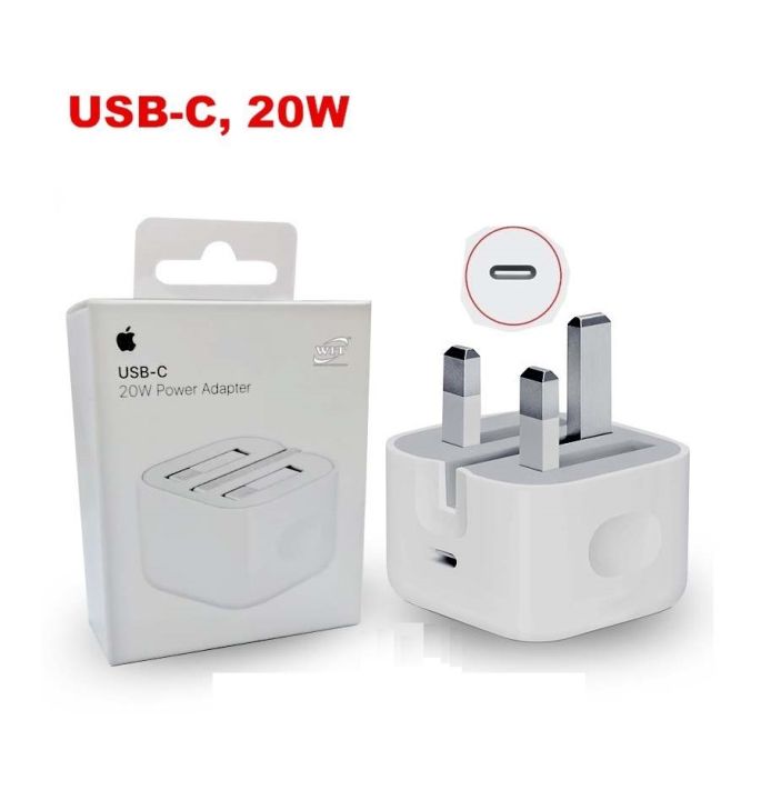 iPhone Fast Charger Adaptor USB C Plug, Dual USB- C