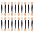 20 Pcs-Dual Sided Eyeshadow Eyeliner Brush Sponge Tipped Oval Makeup Applicator 20 pic. 