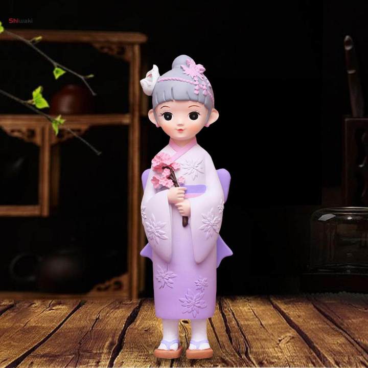 Japanese%20Kimono%20Geisha%20Doll%20Resin%20Statue%20Birthday%20Desk%20Asian%20Kabuki%20Figurine%20-%20Image%206
