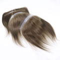 0.06mm Ultra Thin Skin Men Toupee For Forehead #4 Brown Front Hairline Patch For Male Human Hair Wig Capillary Prosthesis Peruk. 