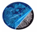 Nail Art Stamping Plate - Small Round - JQ Series.