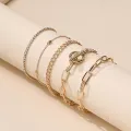 5 Pcs/Set Adjustable Bracelet for Girls Simple Stylish Bracelets for girls.