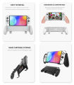 Ecocc【In stock】 for Switch OLED Host With Bracket Grip to Store Game Cards for NS OLED Handle Integrated Protective Shell Easy and portable installation and use. 