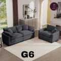 AndorMahal MDF Urban Chic Sofa/ Sofa Set for Office/ Living Room/ Apartment/ Lounge(2+1)-(G6). 