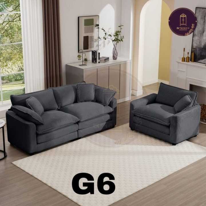 AndorMahal%20MDF%20Urban%20Chic%20Sofa/%20Sofa%20Set%20for%20Office/%20Living%20Room/%20Apartment/%20Lounge(2+1)-(G6)%20-%20Image%202