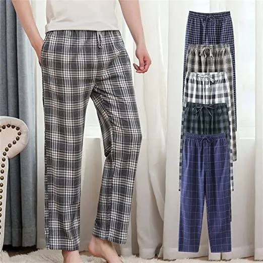 Premium%20Cotton%20Fabric%20Check%20Trouser%20-%201Pcs%20-%20Joggers%20For%20Men%20-%20Image%203