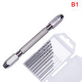 Hand Drill Keyless Chuck Fixed Seat Twist Drill Resin Jewelry Drilling Tools Mzea. 