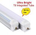 Ultra Bright DC 12V LED Fluorescent T8 Integrated LED T8 Tube Light For Bedroom Garden Outside Solar Light DIY Etc. 