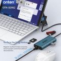 ONTEN (OTN-SD962) -in-1 Surface Docking Station – 4K HDMI, RJ45 LAN, USB-C 10Gbps & SD Card Reader.