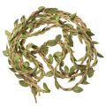 2M Brown Natural Twine String with Leaf DIY Garland accessories Supplies Burlap Wedding Decoration. 