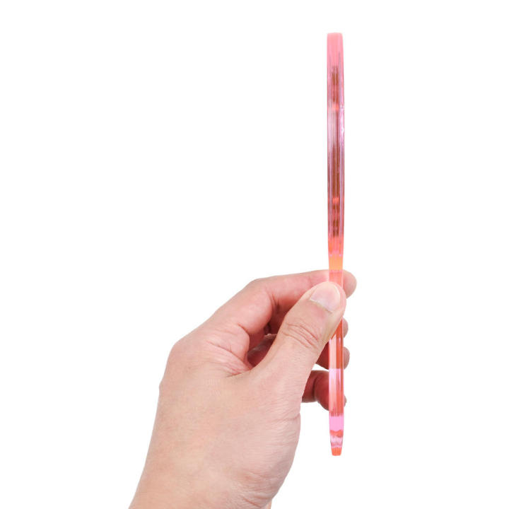 Transparent%20Hand%20Mirror%20Rounded%20Shape%20Makeup%20Mirror%20Hand%20Mirror%20Double-Sided%20Handheld%20Mirror%201X/3X%20Magnifying%20Mirror%20with%20Handle%20-%20Image%204