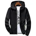 Men/Women Waterproof Windbreaker Jacket Hoodie Casual Sports Outwear Coat. 