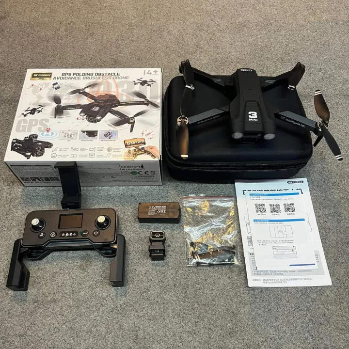 G.P.S Drone WIFI 6K Dual Camera Foldable Pocket Mini Size G.P.S Tracked Quadcopter Drone Camera Apps Controlled ml