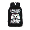 Funny Choose Your Gamer Print Backpack Children Boys Girl Video Game Fan Schoolbags Outdoor Travel Laptop Sports Rucksack. 