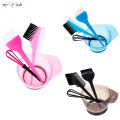 【The Edge of Beauty】Myyeah 5pcs/set Hair Bowl Comb Brushes Color Mixer Salon Tint Hairdressing Styling Set DIY Home-Black. 