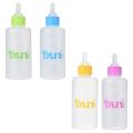 Pet Milk Bottle Pet Puppy Kitten Baby  Feeding Bottle Nursing Set Household Pet Supplies Feeding Bottle Set - A. 