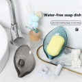 Soap Tray Punch-free Fish Scale Texture Soap Box. 