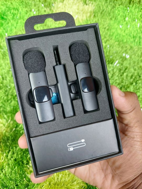 K35%20DUAL%20WIRELESS%20DYNAMIC%20MICROPHONE%20WITH%20NOISE%20CANCELLING%20For%20Smartphone%20DSLR%20And%20All%20Others%20Audio%203.5mm%20Jack%20Support%20-%20Image%203