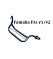 Motorcycle ladies foot rest for  Yamaha  Fzs v1/ v2 - Black. 