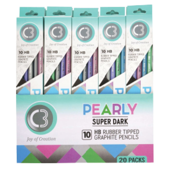 Doms%20C3%20Pearly%20Pencil%20%7C%20Rubber%20Tipped%20Graphite%20Pencils%20%7C%2010%20Pieces%20Pack%20%7C%20Easy%20Sharpening%20Super%20Dark%20Pearly%20Pencil(10pc%20Pencil+1pc%20Sharpener%20in%20every%20packet)%20-%20Image%202