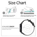 For Samsung Galaxy Watch Active 2 18mm / Gear S3 Nylon Three-ring Watch Band(Black).
