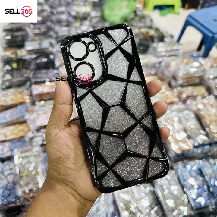 vivo%20Y18%20%20Luxury%20Diamond%20High%20Quality%20Fixed%20Glitter%20Phone%20Case%20Back%20Cover%20-%20Image%202