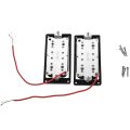 Practical Product 2pcs Zebra Faced Humbucker Double Coil Pickups Electric Guitar & 1pcs Guitar Wiring Harness Prewired 2 Volumes 2 Tones 4-500K Pots For LP Guitar. 