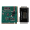 ATX, BTX, ITX Power Supply Tester with LCD Display & PC Motherboard Diagnostic Card 4-Digit PCI/ISA POST Code Analyzer. 