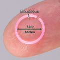 16Pcs 20G Flexible Colorful Acrylic Nose Ring Lip Hoops Retainer Septum Jewelry Cartilage Daith Tragus Earrings Piercing Jewelry.